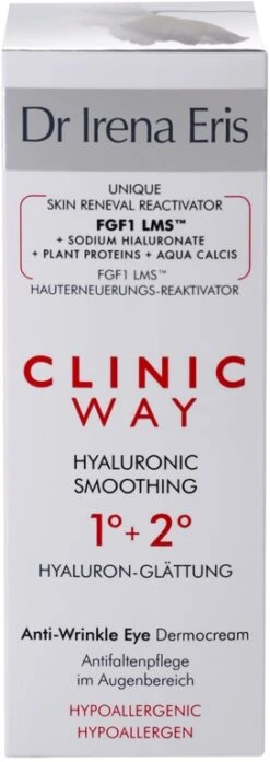 Dr Irena Eris Clinic Way 1°+ 2° -Brown Technies Magasin dr irena eris clinic way 1 2 creme lissante anti rides contour des yeux 2