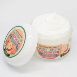 Elizavecca Milky Piggy Real Whitening Time Secret Pilling Cream -Brown Technies Magasin elizavecca milky piggy real whitening time secret pilling cream creme hydratante adoucissante effet exfoliant 1