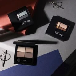 IsaDora Eye Shadow Quartet 7 IsaDora Eye Shadow Quartet -Brown Technies Magasin isadora eye shadow quartet palette de fards a paupieres 2