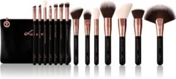 Luvia Cosmetics Essential Brushes Black Diamond