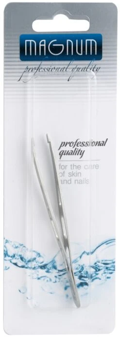 Magnum Professional Quality INOX -Brown Technies Magasin magnum professional quality inox pince a epiler oblique 1