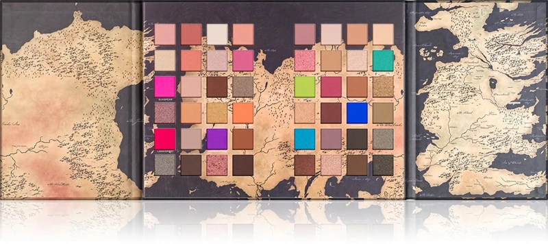 Makeup Revolution X Game Of Thrones Westeros Map 3 Makeup Revolution X Game Of Thrones Westeros Map