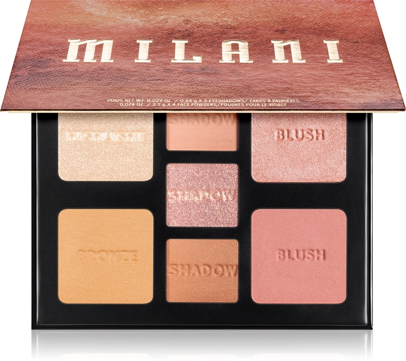 Milani All-Inclusive Eye, Cheek & Face Palette 3 Milani All-Inclusive Eye, Cheek & Face Palette