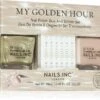 Nails Inc. My Golden Hour Nail Polish Duo And Sticker Set -Brown Technies Magasin nails inc my golden hour nail polish duo and sticker set kit de vernis a ongles