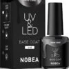 NOBEA UV & LED Base Coat -Brown Technies Magasin nobea uv led base coat vernis de base pour lampe uv led brillant