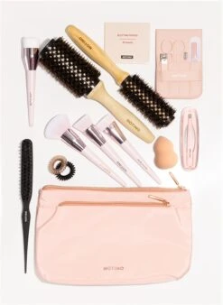 Notino Joy Collection Double Pocket Pouch -Brown Technies Magasin notino joy collection double pocket pouch trousse de toilette a deux compartiments 2