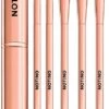 Notino Luxe Collection Eyes & Brow Brush Set -Brown Technies Magasin notino luxe collection eyes brow brush set kit de pinceaux fard a paupieres