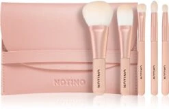 Notino Pastel Collection Travel Brush Set With Pouch