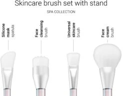 Notino Spa Collection Skincare Brush Set With Stand -Brown Technies Magasin notino spa collection skincare brush set with stand kit de pinceaux pour soins du visage 2