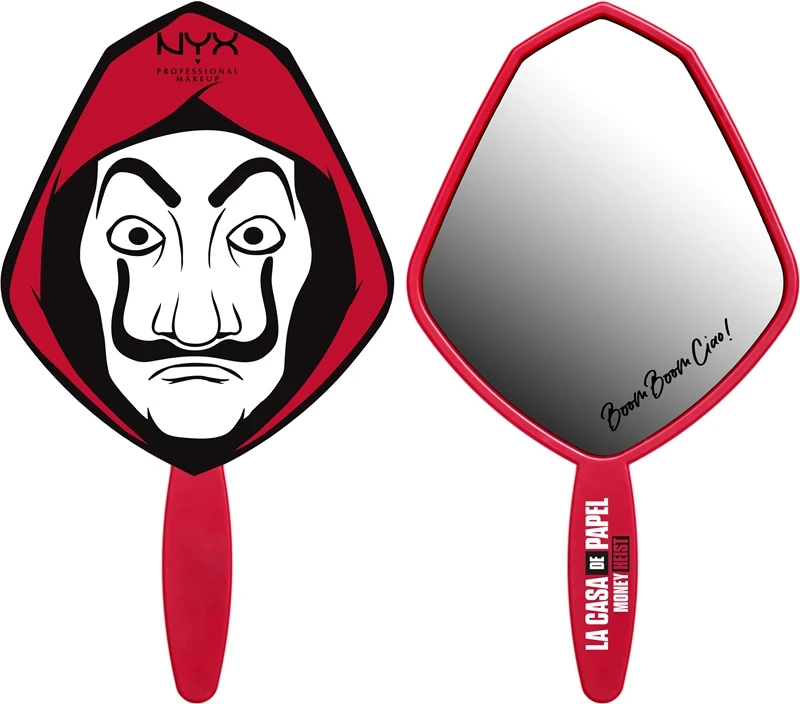 NYX Professional Makeup La Casa De Papel Mask Mirror 4 NYX Professional Makeup La Casa De Papel Mask Mirror – Image 2