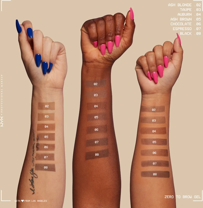 NYX Professional Makeup Zero To Brow Gel 5 NYX Professional Makeup Zero To Brow Gel – Image 3