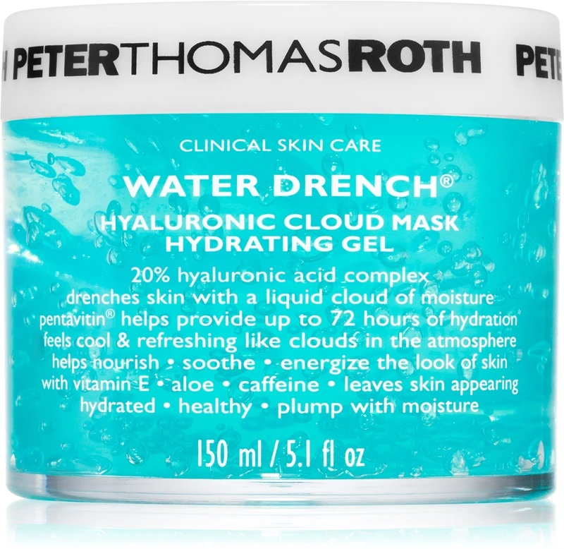 Peter Thomas Roth Water Drench Hyaluronic Cloud Mask Hydrating Gel 3 Peter Thomas Roth Water Drench Hyaluronic Cloud Mask Hydrating Gel