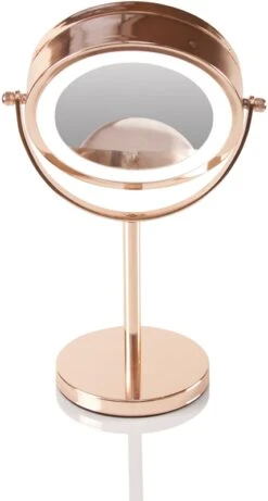 RIO Rose Gold Mirror -Brown Technies Magasin rio rose gold mirror miroir maquillage lumineux 3