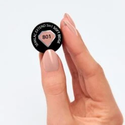 Semilac UV Hybrid Extend 5in1 -Brown Technies Magasin semilac uv hybrid extend 5in1 vernis a ongles gel 3