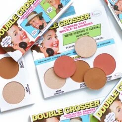 TheBalm Double Crosser® -Brown Technies Magasin thebalm double crosser palette visage 3 en 1 3