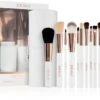 Zoë Ayla Makeup Brush Set 12 Piece -Brown Technies Magasin zoe ayla makeup brush set 12 piece kit de pinceaux avec etui